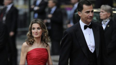 Durante el concierto previo a la boda de Victoria de Suecia