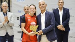 Kristin Williams fue nombrada mejor jugadora del partido entre Baxi y Ensino.