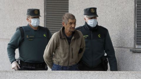 Joaquim Pereira de Campos, en una imagen de su entrada al juzgado tras ser detenido por el crimen