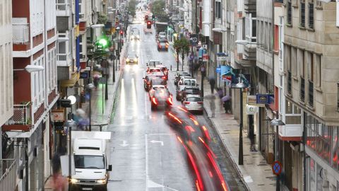 La Avenida da Coru�a, en Lugo