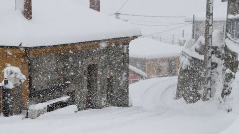 Temporal de nieve en Pajares