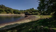 Estado del embalse de Eiras, que abastece a la ciudad de Vigo