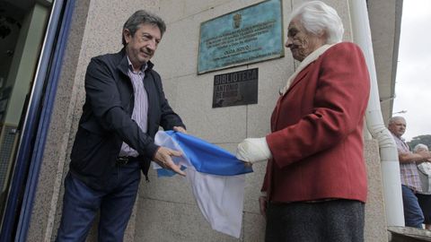 Ricardo Rodicio, en el homenaje pstumo al exalcalde Antonio Reboiro