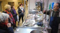 La pescader�a de la plaza de abastos de Monforte en el 2017, cuando todav�a estaba abierto