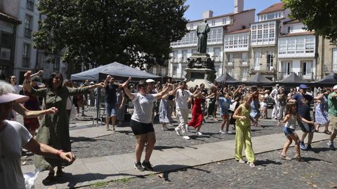 Foliada con el grupo Pesdelán en Mazarelos