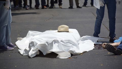 Cuerpo de uno de los periodistas asesinad en M�xico en el 2017