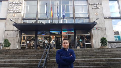 H�ctor �lvarez Gonz�lez, estudiante del M�ster en Ingenier�a de Minas en la Universidad de Oviedo