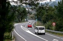 El vial entre Pontevea y Baloira registra notables diferencias de uso en laborales y festivos.