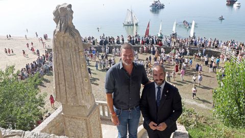 Acto de reposici�n de la escultura de Francisco Asorey de la Virxe da Guadalupe