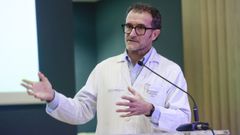 El doctor Rafael Monte, en una charla en el HULA sobre la prestaci�n de ayuda para morir.