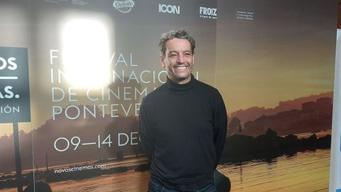Daniel Froiz, no transcurso da presentaci�n desta edici�n de Novos Cinemas