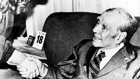 El escritor argentino Jorge Luis Borges.