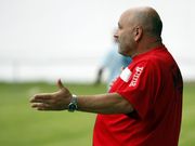 Jes�s Gayol durante un partido de la presente temporada. 
