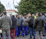 Operarios de las subcontratas ha secundado varias protestas. 