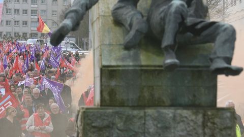 Concentraci�n este martes ante el monumento a los represaliados del 10 de Marzo, en Ferrol