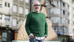 El diseador ngel Nimo, en O Carballio