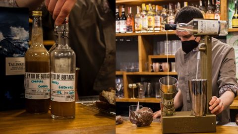 Para poder servir el coctel hay que escanciarlo primero