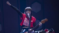 zahara.Zahara durante su actuaci�n en Santiago de Compostela en 2022.