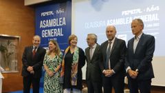 Presidente de FEMETAL durante la clausura de la Asamblea General Ordinaria de FEMETAL y Metaindustry4