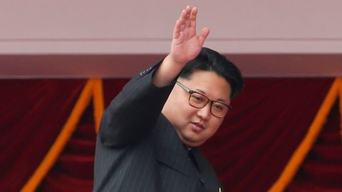 Kim Jong-un, l�der de Corea del Norte