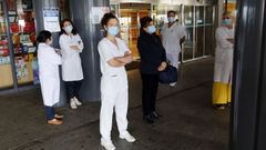 En el �rea sanitaria no hay pacientes de covid ingresados ni en planta ni en la uci del Hospital Montecelo (en la imagen), ni en Quir�nsalud ni en O Saln�s