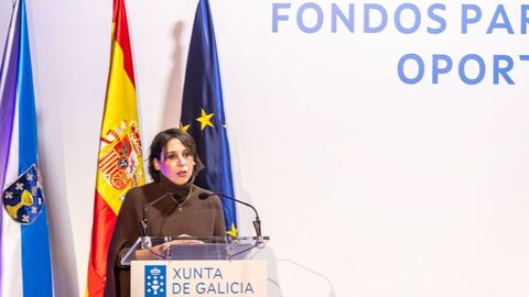 La conselleira de Econom�a e Industria, Mar�a Jes�s Lorenzana