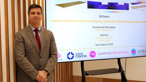 Tanaus� Almeida, investigador del Centro de Investigaci�n en Tecnolox�as Navais e Industriais (Citeni) de Ferrol.
