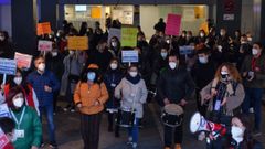 Profesionales de Urgencias del Chuac protagonizaron diferentes manifestaci�n en las �ltimas semanas