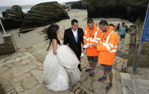 El control del acceso a la playa se ha desarrollado estos d�as sin ning�n tipo de problema. 