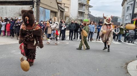 La Mascarada Ibrica llen las calles de Viana do Bolo