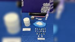 Los productos requisados por los agentes en A Milagrosa