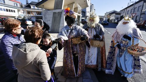 Los Reyes Magos llegaron a Lugo por Pedrafita.