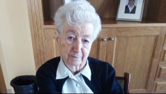 Sor Celsa, en una foto hecha hace una semana por una de sus compa�eras de la congregaci�n religiosa.