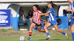 Un lance del primer encuentro de pretemporada del D�por Abanca, que finaliz� 0-0 ante el Athletic en Luanco.