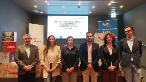 Jornada de clausura del proyecto �AquaSmart Transfer�, titulada �Hacia una gesti�n inteligente del agua'��organizada por la Federaci�n Asturiana de Empresarios (FADE) y Gij�n Impulsa, en el edificio Impulsa del Parque Cient�fico Tecnol�gico de Gij�n