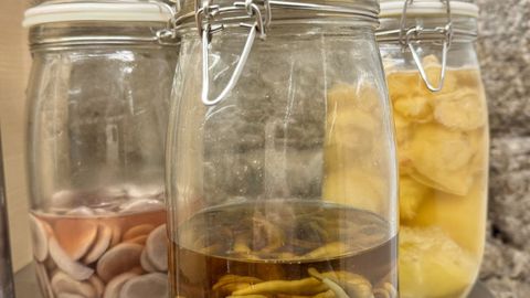 Encurtidos elaborados en NaDo, el restaurante de Iván Domínguez