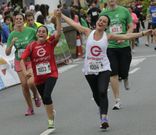 El buen ambiente rein� en la prueba deportiva. 