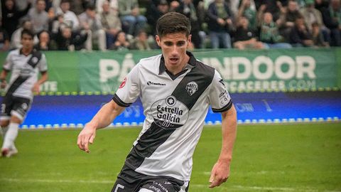 Miguel Prado, en el partido disputado en el Estadio Pr�ncipe Felipe