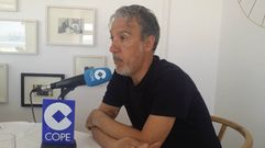 Oli ante los micr�fonos de Deportes Cope C�diz