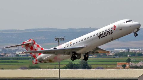 Un avin de la aerolnea Volotea