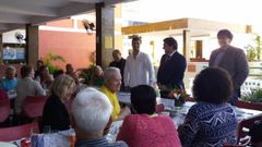 El secretario xeral da Emigraci�n, en la Casa de Espa�a de R�o de Janeiro