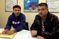 Filgueira (izquierda), con su compa�ero Juan Miraz.