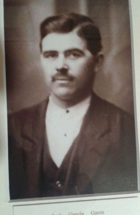 EL M�S BREVE. El abuelo de Pablo Garc�a muri� muy joven.