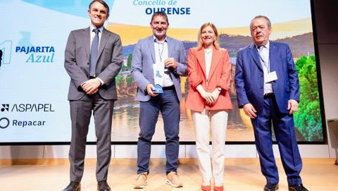 An�bal Pereira viaj� a Madrid para recoger el premio.