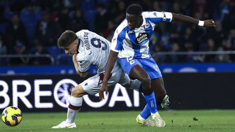 Mfulu, en un partido contra el Levante