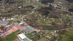 Vista a�rea de la zona de A Telva