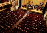 El concierto de cumplea�os se celebr� ayer tarde en el Centro Cultural Afundaci�n. 