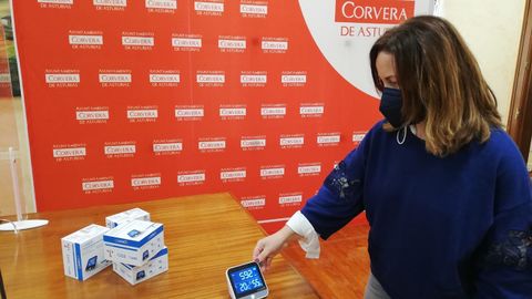 Medidores de CO2 del Ayuntamiento de Corvera