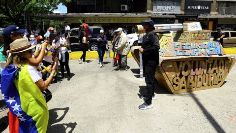 Concentracin en la ciudad de Valencia, en Venezuela