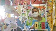 Mil grullas en el colegio de Esteiro